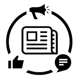 Brand and content marketing icon