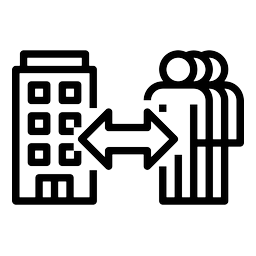 Consumer and B2B marketing icon